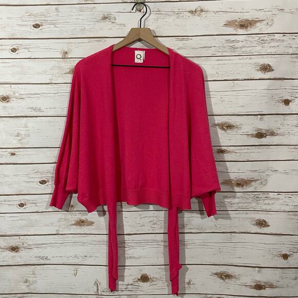 Anthropologie Akemi + Kin Tie Front Cardigan - Pink - One Size - Picture 7 of 8